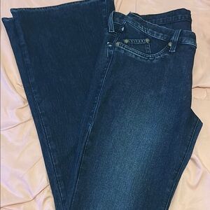 Rock and Republic Blue Flare Wide Leg Jeans